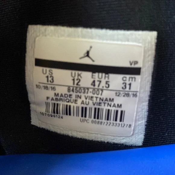 Air Jordan 31 ‘Royal’ - Single Shoe ONLY - Picture 7 of 7